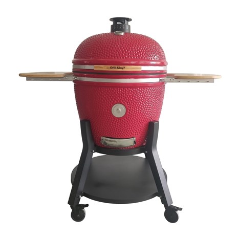 Grill King Kamado PRO ULTRA 29" Series II keramički roštilj s dimilicom + bogata oprema, 74 cm