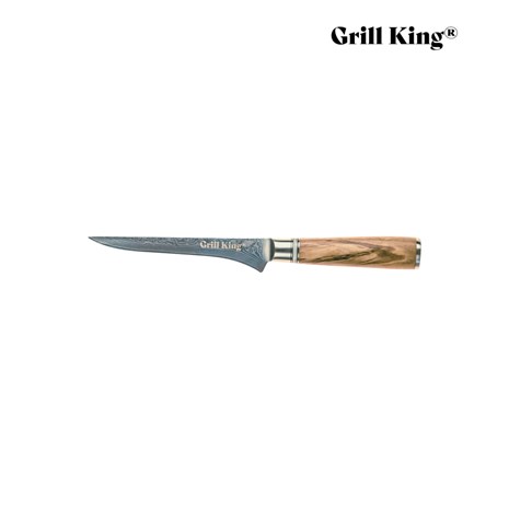 Grill King Damascus nož za otkoštavanje i filetiranje, 16 cm