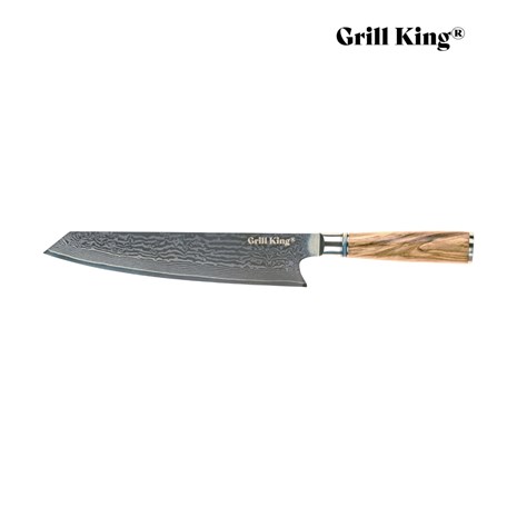 Grill King Damascus Kiritsuke azijski nož šefa kuhinje, 24 cm