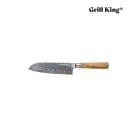 Grill King Damascus Santoku nož, 13 cm