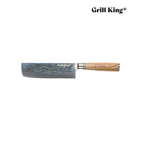 Grill King Damascus Nakiri nož, 18 cm
