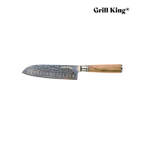 Grill King Damascus Santoku nož, 18 cm