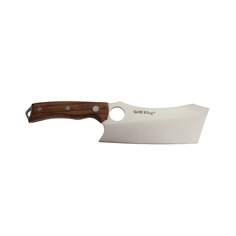 Grill King Outdoor Chopper široki nož za sjeckanje s kožnom futrolom
