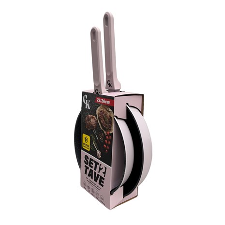 Grill King Ceramic 2u1 set tava s keramičkim premazom (20/26 cm)