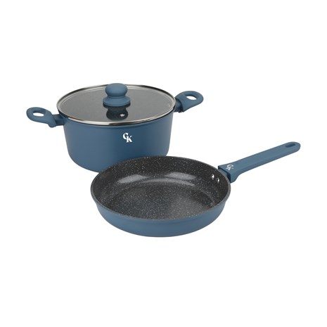 Grill King Ceramic 2u1 set, tava + lonac (24/24 cm)
