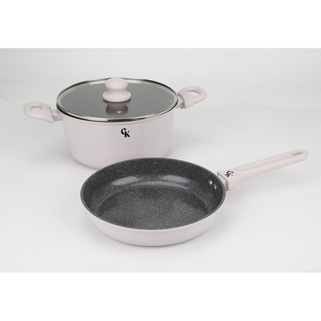 Grill King Ceramic 2u1 set, tava + lonac (24/24 cm)