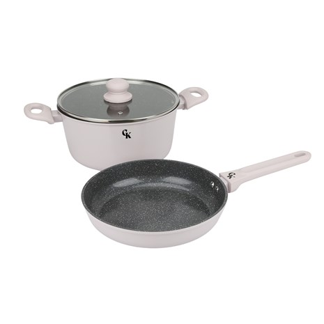 Grill King Ceramic 2u1 set, tava + lonac (24/24 cm)
