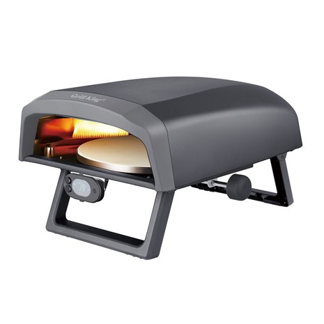 Grill King Pizzaiolo 12" plinska rotacijska pizza pećnica s termometrom + bogata oprema u setu