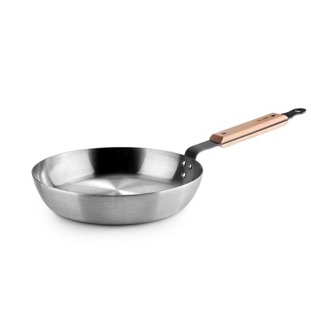 Ibili Karbonsteel univerzalna tava s ručkom od bukovog drva