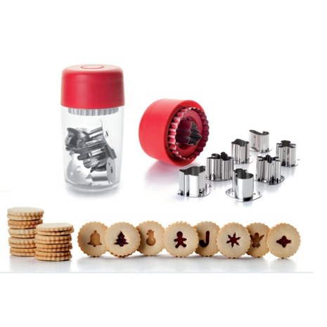 Ibili Christmas 8u1 set modlica za oblikovanje suhih kolačića