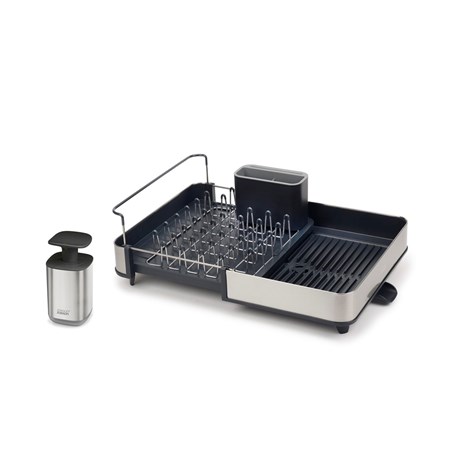 Joseph Joseph RethinkYourSink proširiv stalak za sušenje suđa + dozator