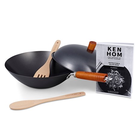 Ken Hom Classic Non-stick 5u1 čelični wok set