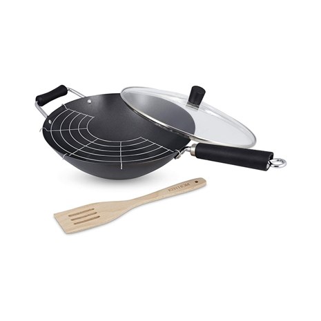 Ken Hom Excellence Non-stick 4u1 čelični wok set