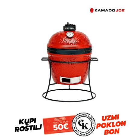 Kamado Joe Joe Jr. keramički roštilj na ugljen s postoljem, 13,5"/34 cm