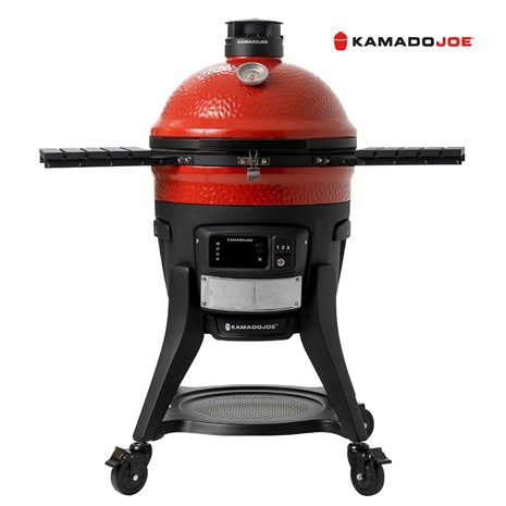 Kamado Joe Konnected Joe Digital keramički roštilj i dimilica na ugljen s postoljem, 18"/46 cm
