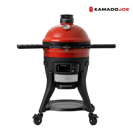 Kamado Joe Konnected Joe Digital keramički roštilj i dimilica na ugljen s postoljem, 18"/46 cm