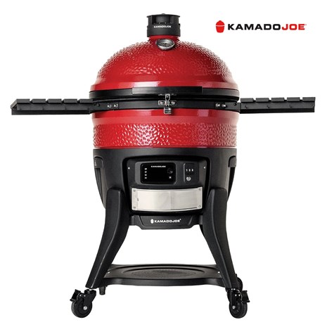Kamado Joe Big Joe Konnected Joe Digital keramički roštilj i dimilica na ugljen s postoljem, 24"/61 cm