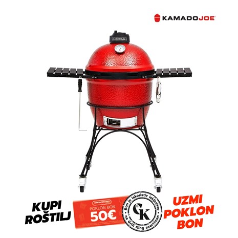 Kamado Joe Classic Joe Series I keramički roštilj na ugljen s postoljem, 18"/46 cm