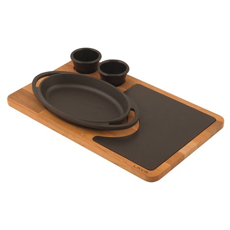 Lava ovalni pekač s podloškom