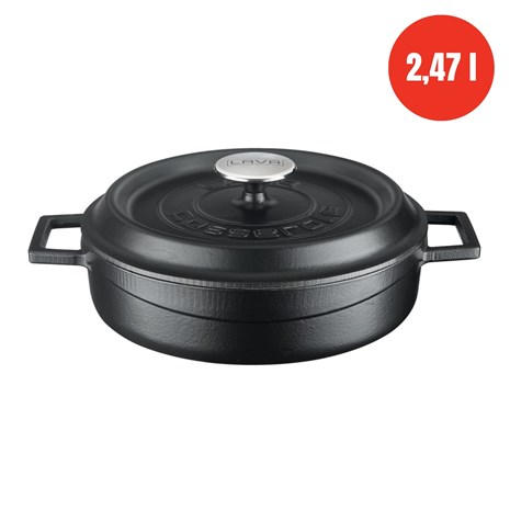 Lava okrugli niski Dutch oven