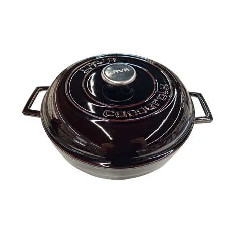 Lava okrugli niski Dutch oven