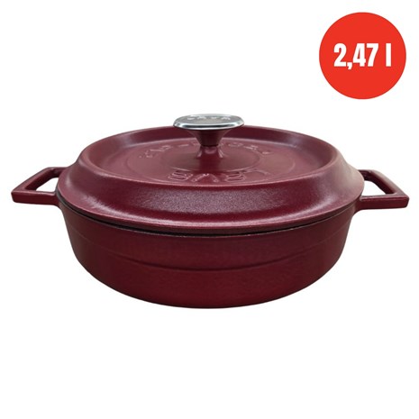Lava okrugli niski Dutch oven