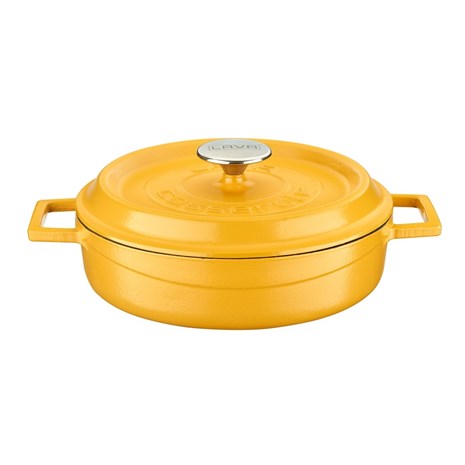 Lava okrugli niski Dutch oven