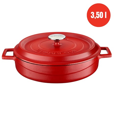 Lava okrugli niski Dutch oven
