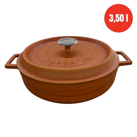 Lava okrugli niski Dutch oven