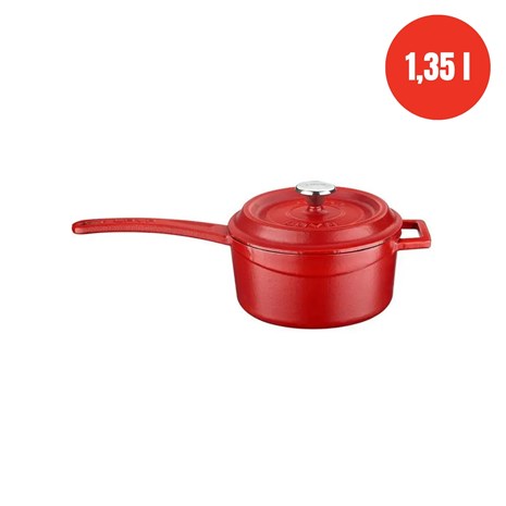 Lava posuda za umake s integriranim ručkama i poklopcem