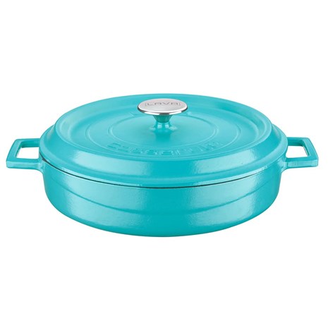 Lava okrugli niski Dutch oven