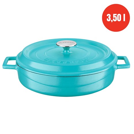 Lava okrugli niski Dutch oven