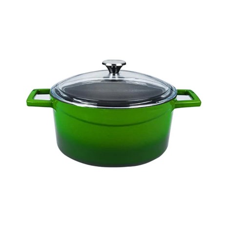 Lava okrugli Dutch oven sa staklenim poklopcem