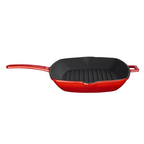 Lava četvrtasta grill tava s integriranim ručkama