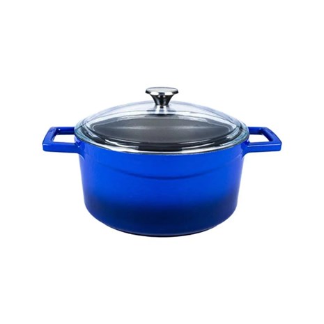 Lava okrugli Dutch oven sa staklenim poklopcem