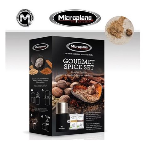 RASPRODAJA! Microplane Gourmet 2u1 set za mljevenje začina