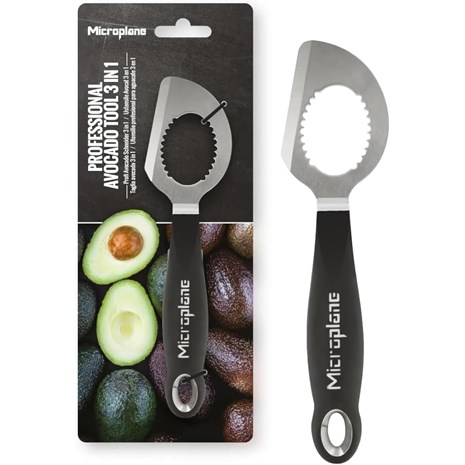 Microplane Avocado Tool 3u1 rezač i odstranjivač koštice za avokado