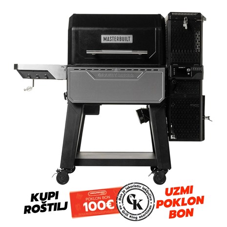 Masterbuilt Gravity Series XT digitalni roštilj na ugljen i dimilica
