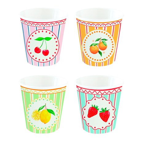 Easy Life Fruit Mania 4u1 set šalica, set za 4 osobe