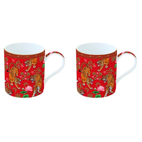 Easy Life Bengala Fine China šalica za kavu, set za 2 osobe