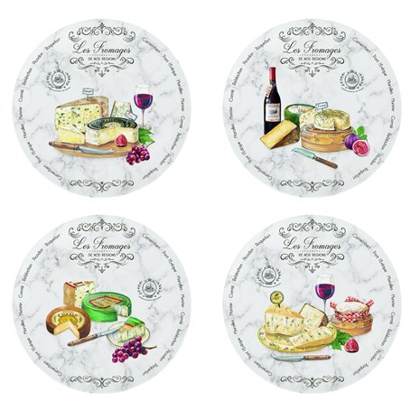 Easy Life Les Fromages 4u1 set desertnih tanjura