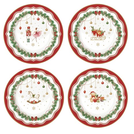 Easy Life Magie de Noel 4u1 set desertnih tanjurića