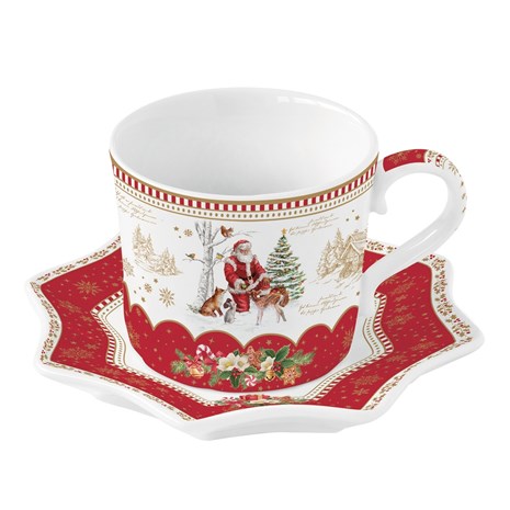 Easy Life Christmas Memories šalica s tanjurićem