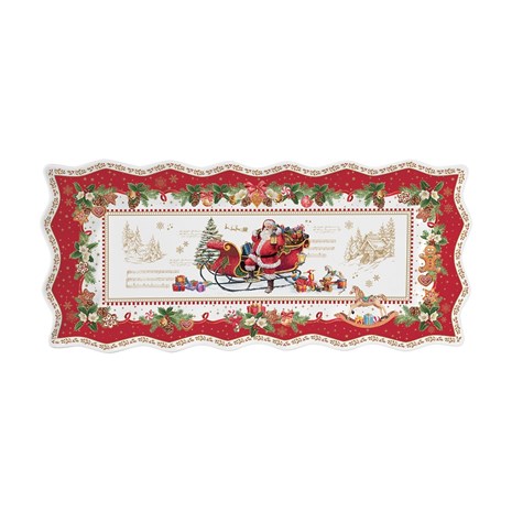 Easy Life Christmas Memories četvrtasti tanjur za posluživanje