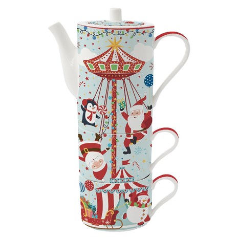 Easy Life Santas Carousel 3u1 set s čajnikom