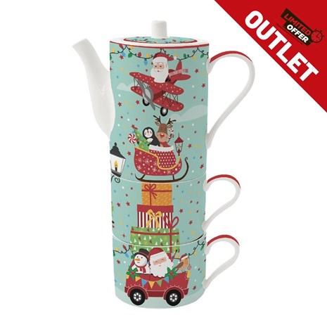 Easy Life Santas Friends 3u1 set s čajnikom