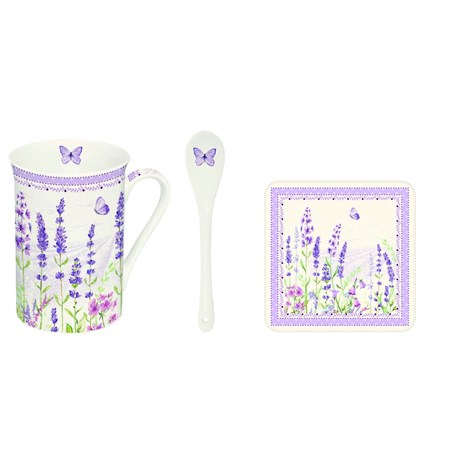 Easy Life Lavander Field set za kavu ili čaj, za 1 osobu