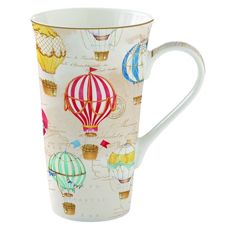 Easy Life Air Balloons Fine China visoka šalica