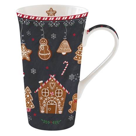 Easy Life GINGERBREAD Fine China visoka šalica