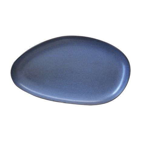 Easy Life Blue Maison ovalni tanjur